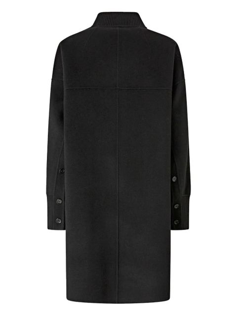 PINKO wool buttoned-up coat - Black - zdjęcie produktu nr 2