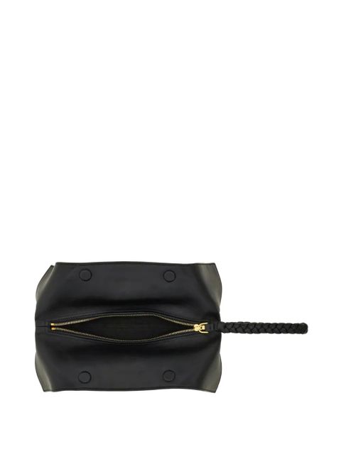 Ferragamo leather makeup bag - Black