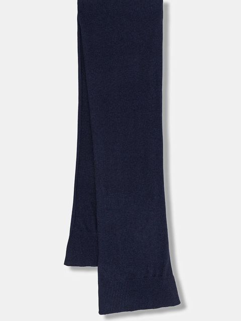 United Colors of Benetton szalik wełniany kolor granatowy gładki 1002DU01E