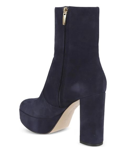 Gianvito Rossi platform heeled boots - Blue - zdjęcie produktu nr 2