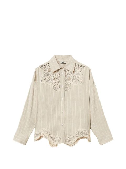 TWINSET striped shirt - Neutrals - zdjęcie produktu nr 1