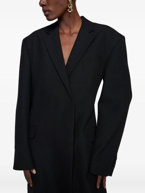 Acne Studios wool double-breasted coat - Black