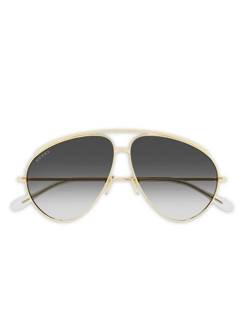 Gucci Eyewear pilot-frame sunglasses - Gold - zdjęcie produktu nr 1