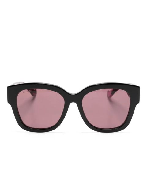 Gucci Eyewear GG square-frame sunglasses - Black