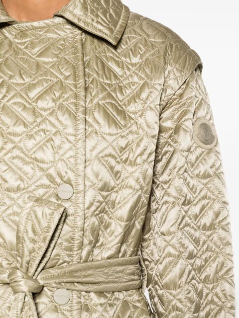 Moncler Samare padded trench coat - Green - zdjęcie produktu nr 2