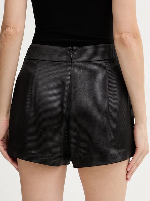 Guess szorty JEMMA damskie kolor czarny wzorzyste high waist W5BD0O WH9B0 - zdjęcie produktu nr 2
