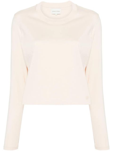 LouLou de Saison crew-neck cotton T-shirt - Pink - zdjęcie produktu nr 1