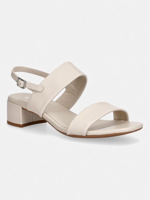 Ecco sandały na niskim obcasie skórzane Livia 35 - zdjęcie produktu nr 1