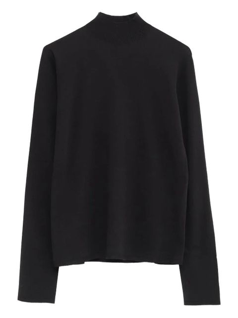 The Row high-neck rolled marciat sweater - Black - zdjęcie produktu nr 1