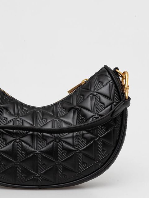 Lacoste torebka skórzana kolor czarny NF4710MH