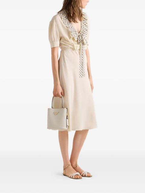 Prada Panier mini Saffiano leather bag - Grey