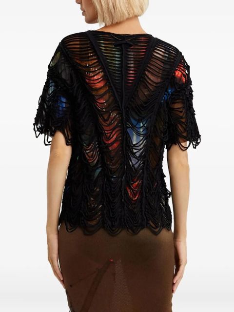 Jean Paul Gaultier double-layered T-shirt - Black - zdjęcie produktu nr 2