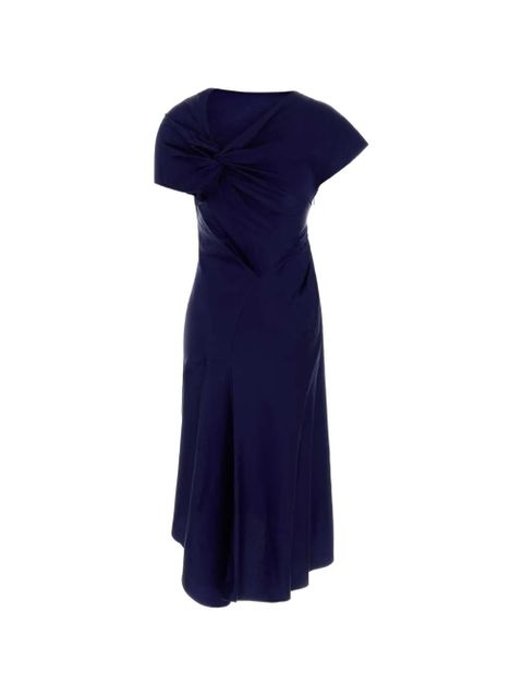 Victoria Beckham asymmetric twist dress - Blue - zdjęcie produktu nr 2