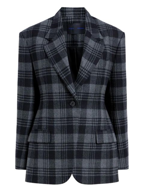 Proenza Schouler checked wool blazer - Grey - zdjęcie produktu nr 1