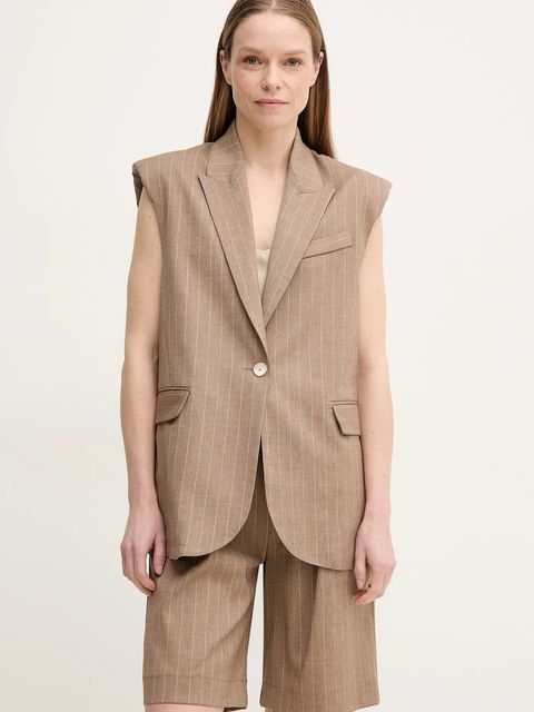 La Petite Française szorty z domieszką lnu SOLANGE