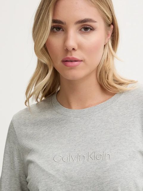 Calvin Klein Underwear longsleeve bawełniany lounge kolor szary 000QS7332E - zdjęcie produktu nr 2