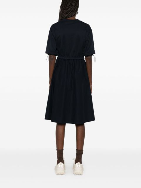 Moncler cotton midi dress - Blue