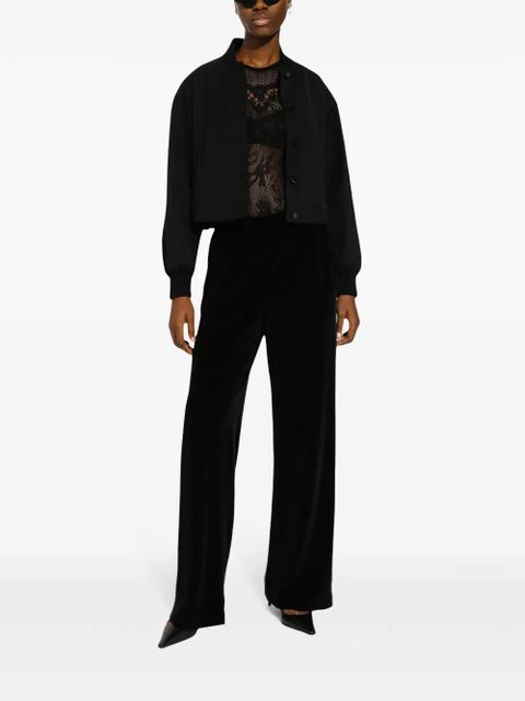 Dolce & Gabbana buttoned long sleeve windbreaker - Black - zdjęcie produktu nr 2