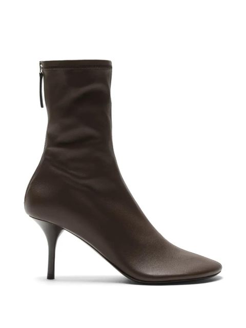 Acne Studios round-toe leather ankle boots - Brown - zdjęcie produktu nr 1