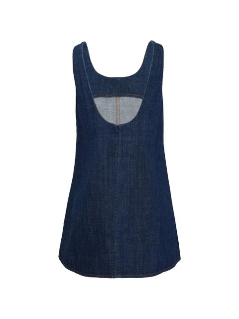 AMI Paris strapped short dress - Blue - zdjęcie produktu nr 2