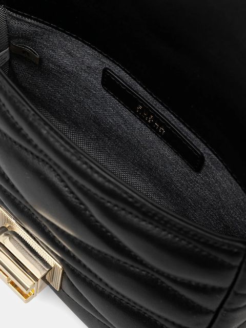 Furla torebka skórzana kolor czarny WE00735.BX3221.O6000