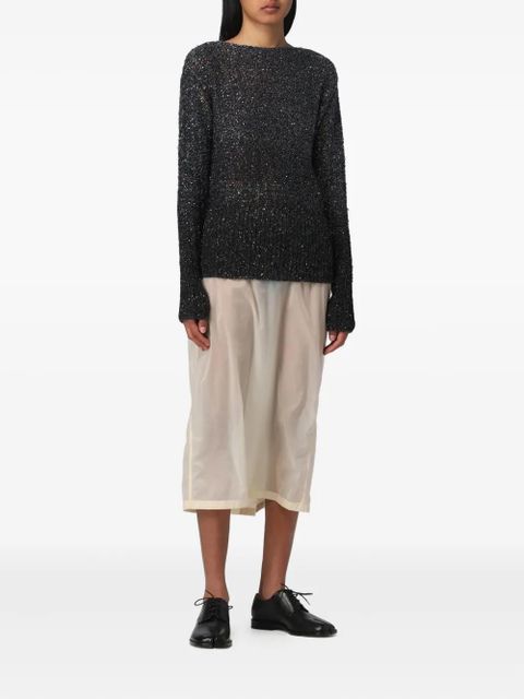 Maison Margiela high-waisted midi skirt - Neutrals - zdjęcie produktu nr 2