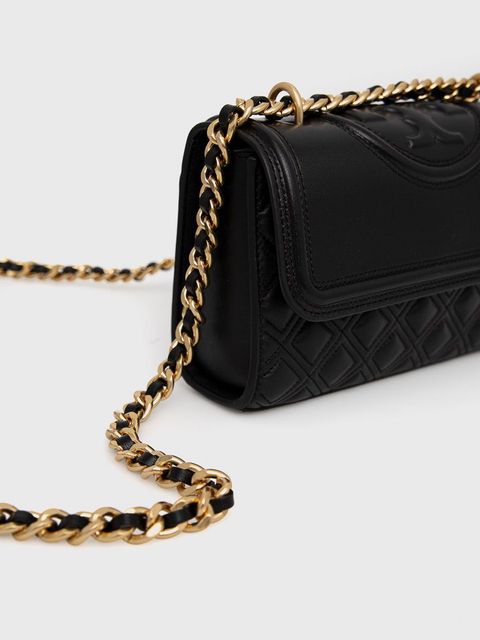 Tory Burch Torebka skórzana SMALL SHOULDER kolor czarny 75576.001 - zdjęcie produktu nr 2