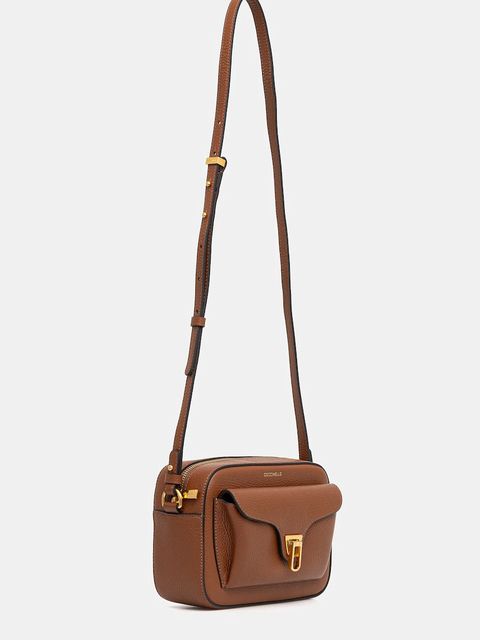 Coccinelle torebka skórzana kolor brązowy E1 MF6 15 02 01 - zdjęcie produktu nr 2