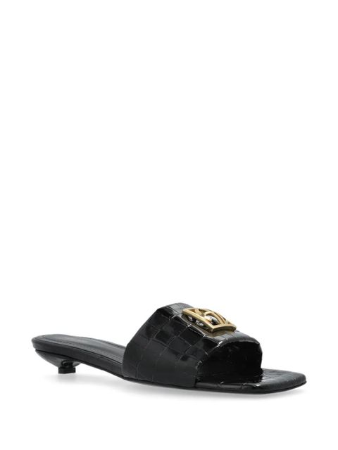 ANINE BING appliqué sandals - Black - zdjęcie produktu nr 2