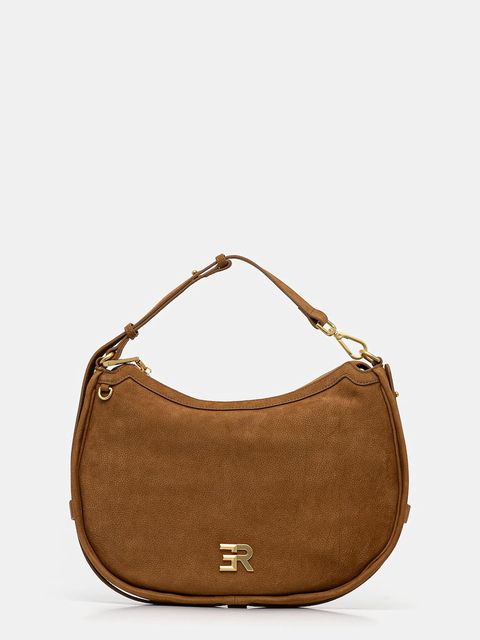 ERMANNO Firenze torebka skórzana kolor brązowy 12402066 - zdjęcie produktu nr 1