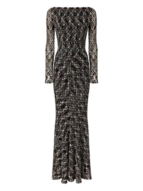 Missoni floral-lace long-sleeve maxi dress - Black - zdjęcie produktu nr 1