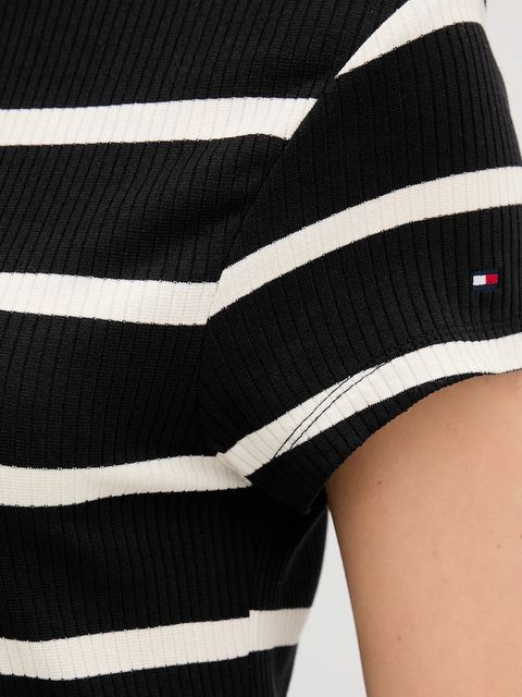 Tommy Hilfiger sukienka kolor czarny maxi prosta WW0WW47860