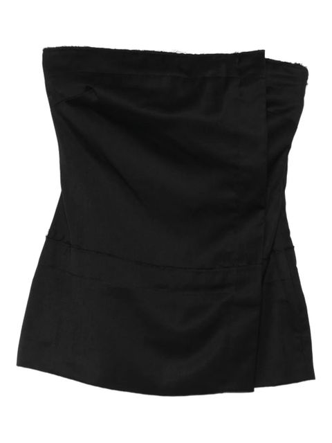 ENTIRE STUDIOS asymmetrical tube top - Black - zdjęcie produktu nr 1