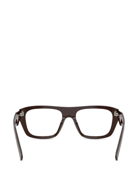 Prada Eyewear square-frame glasses - Brown