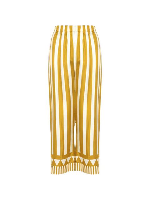 ERES striped-pattern trousers - Yellow - zdjęcie produktu nr 1