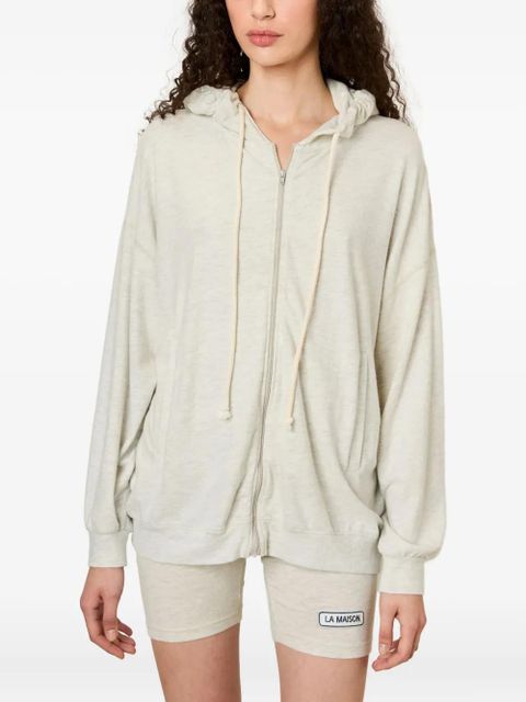 American Vintage zip Ypawood hoodie - Neutrals