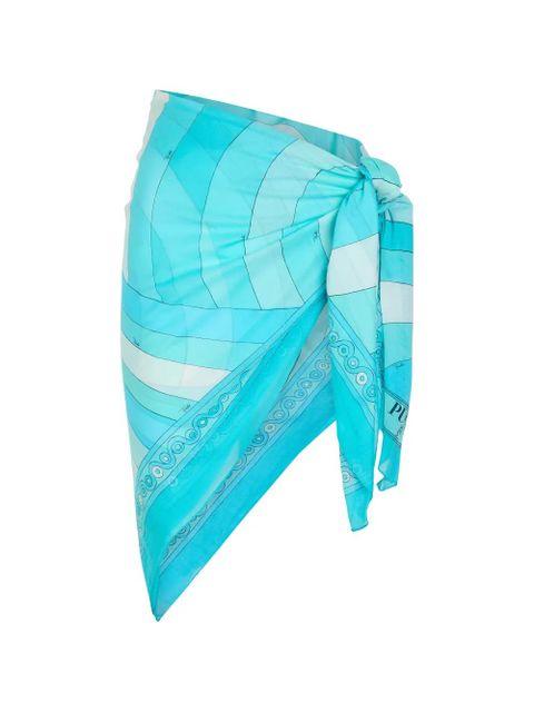 PUCCI graphic print sarong - Blue - zdjęcie produktu nr 1
