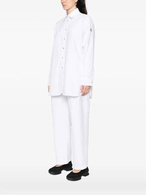 Moncler oxford cotton shirt - Neutrals - zdjęcie produktu nr 2