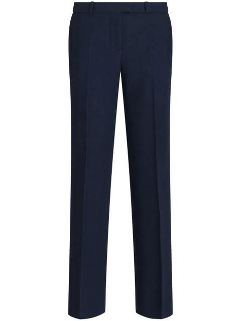 ETRO pressed-crease tailored trousers - Blue