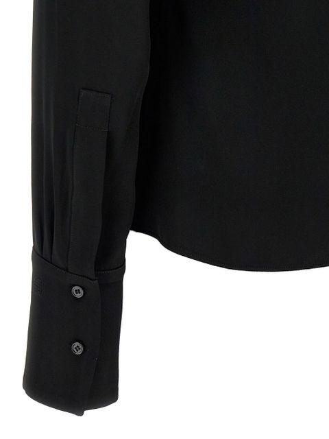 Givenchy bow-detail draped blouse - Black