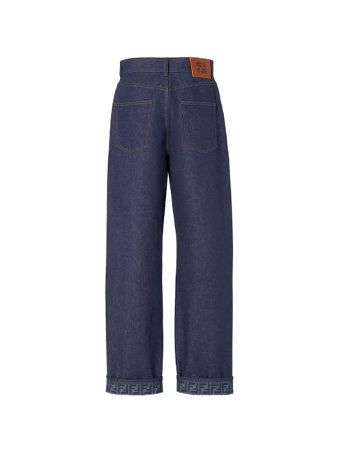 FENDI five-pockets denim jeans - Blue - zdjęcie produktu nr 2