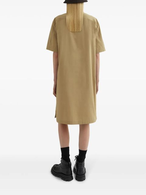 Jil Sander cotton shirt dress - Neutrals