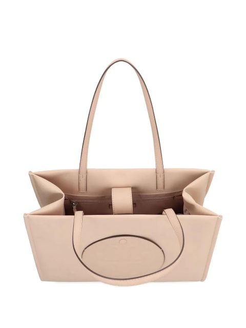 Tory Burch small Ella embossed tote bag - Pink