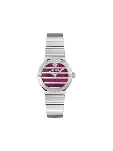 Versace striped-dial 33mm - Red - zdjęcie produktu nr 1