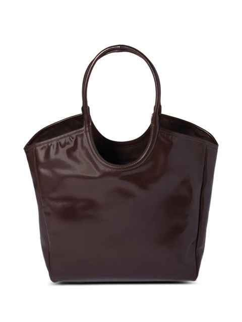 Miu Miu Ivy leather tote bag - Brown