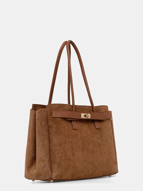 Answear.LAB torebka zamszowa - zdjęcie produktu nr 1