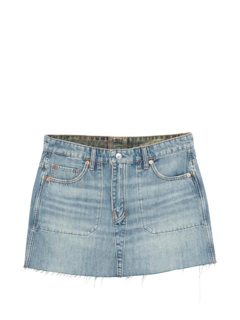 RE/DONE The Rewind denim skirt - Blue - zdjęcie produktu nr 1