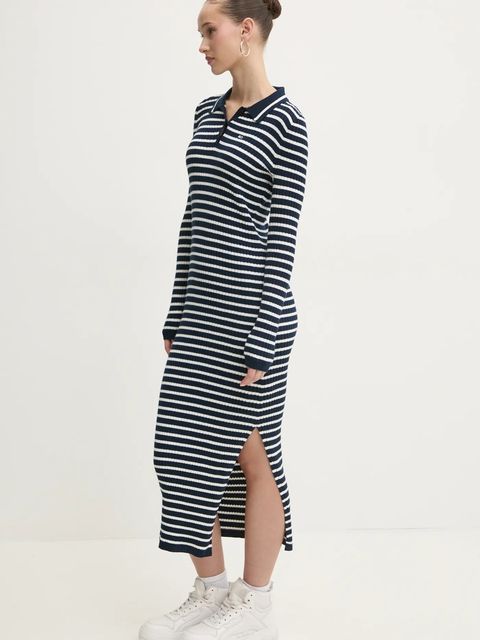 Tommy Jeans sukienka z domieszką wełny - zdjęcie produktu nr 2