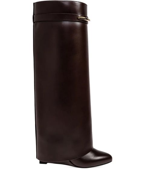 Givenchy point-toe gold-tone boots - Brown - zdjęcie produktu nr 1