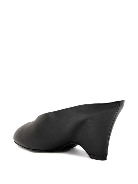 KHAITE 75 Cloak peep-toe sandals - Black - zdjęcie produktu nr 2